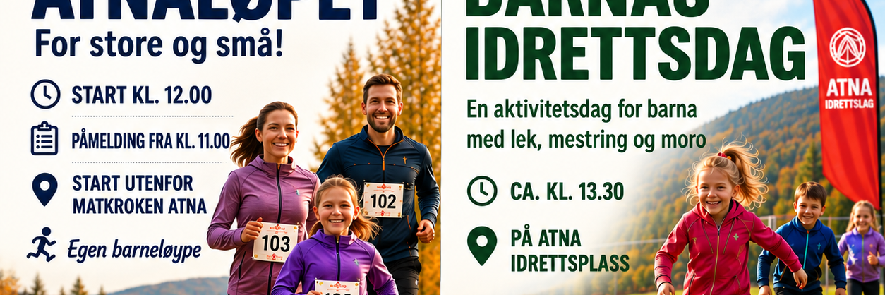 Atnaløpet og barnas idrettsdag