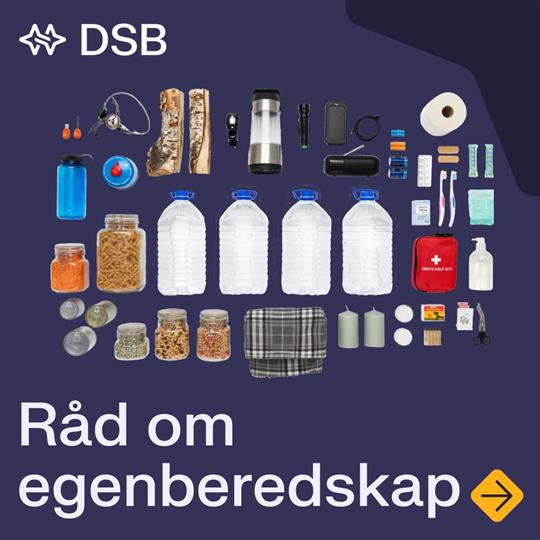 Illustrasjon, råd om egenberedskap